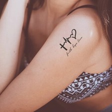 Faith, Hope Love - Temporary Tattoo / Faith Hope Love Temporary Tattoo