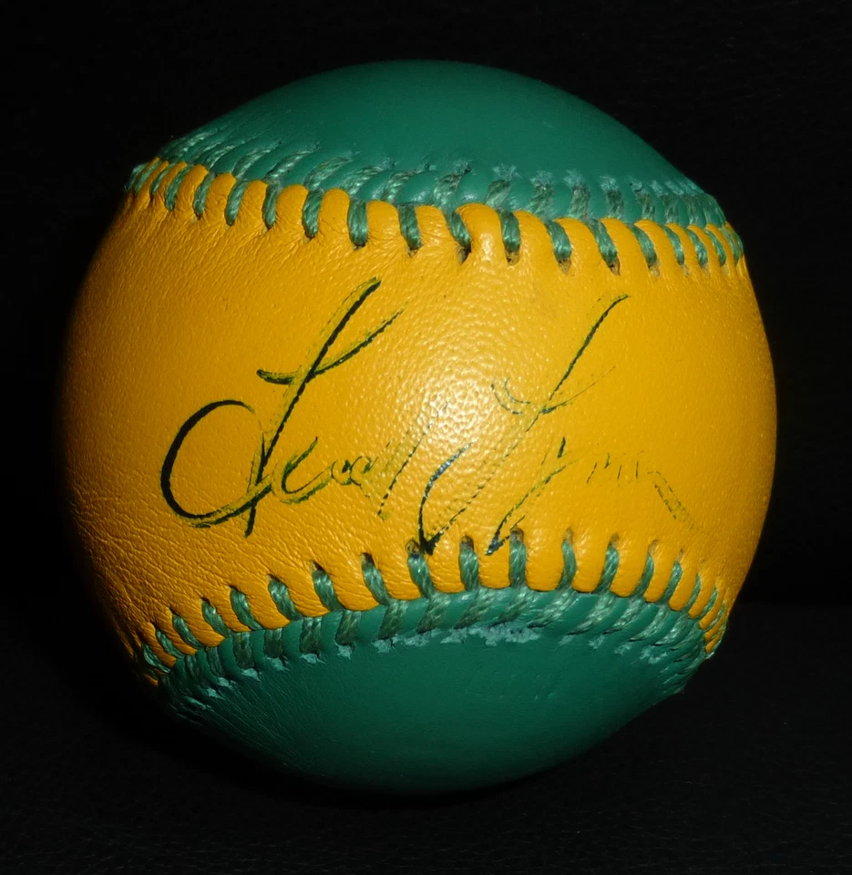 Fred Lynn Signed Spinneybeck Leather Baseball PSA/DNA COA Red Sox Angels Auto'd - Image 2 of 4