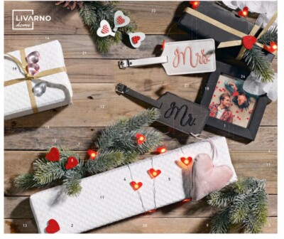 Große Livarno Home Adventskalender mit 24 Dekorationen- Neu-ovp