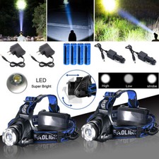 900000LM Stirnlampe Wiederaufladbar Bewegungs...