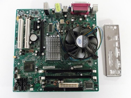 Intel D945GCNL D97184-105 Hauptplatine mit Intel Core 2 Duo E4500 2,20 GHz CPU