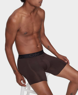 Calvin Klein Men's Flex Natural Boxer Brief, Woodland, Sz L