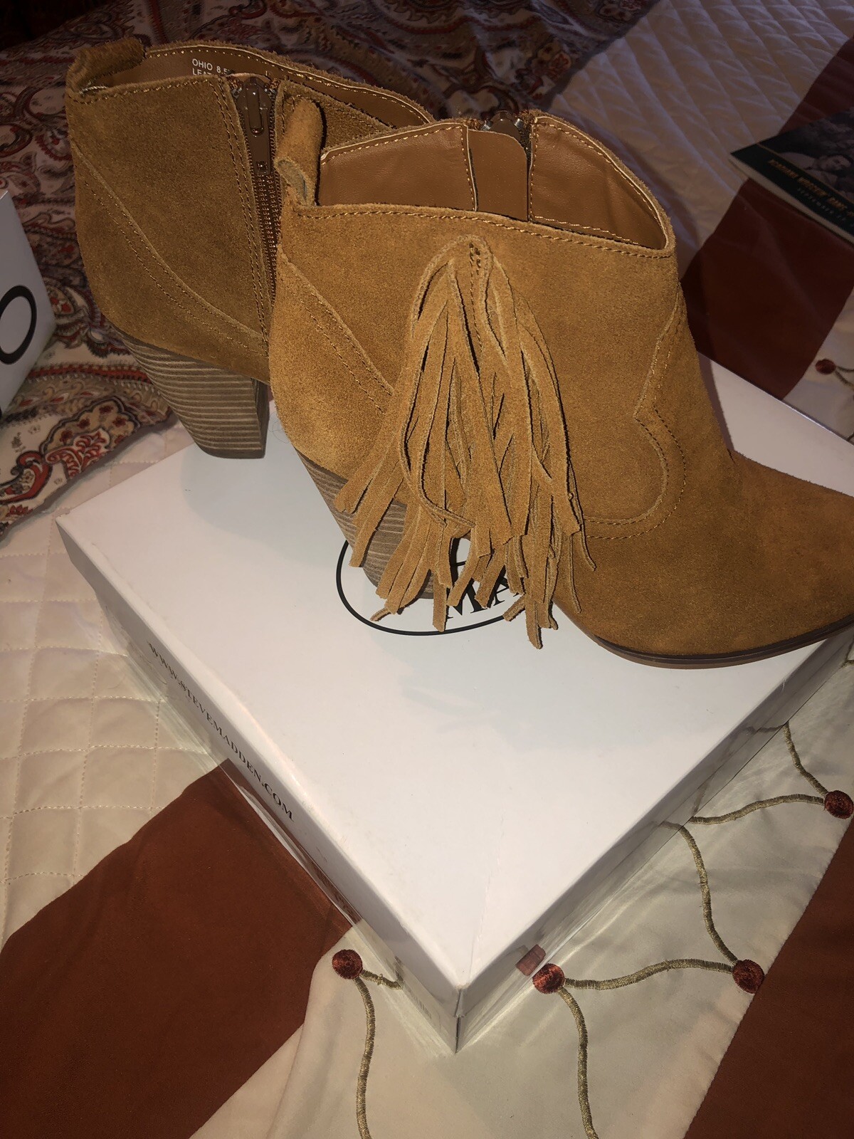 steve madden fringe boots