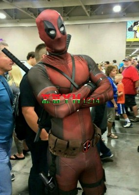 Avengers Halloween Lycra Spandex Full Body Deadpool Cosplay Costume 2017 HOT