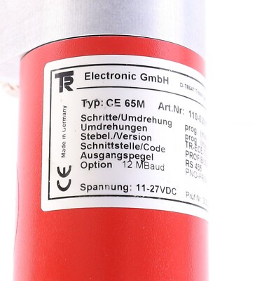 【Tomo】 TR ELECTRONIC CE 65M 110-02041 | eBay