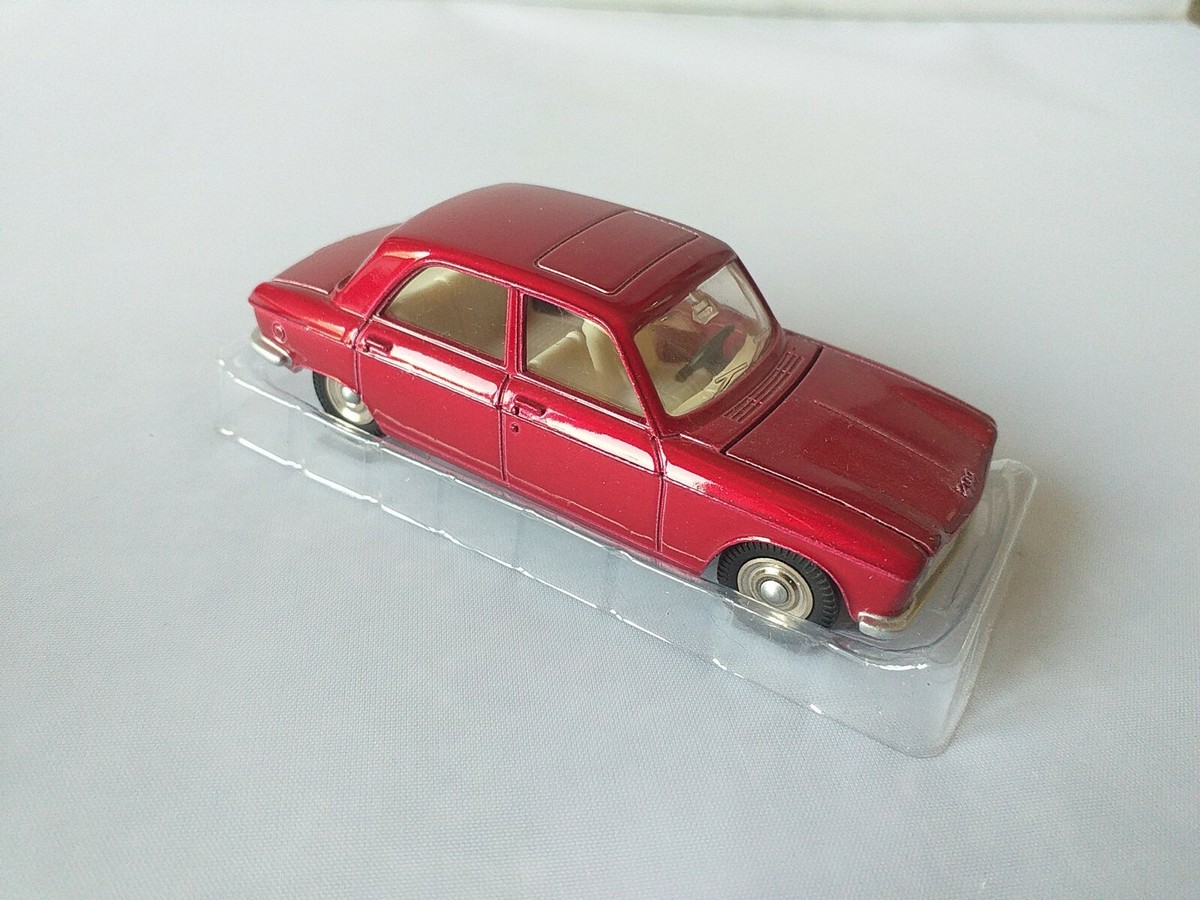 Reproduction Atlas Dinky Toys – Peugeot 204 Rouge – échelle 1/43 – Diecast