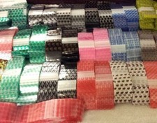 100 SMALL BAGGIES 1515 1.5" X 1.5" MINI RESEALABLE POLY DESIGNER BAG 25 PREMIXED