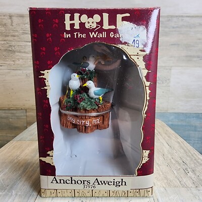 Kurt Adler Hole In The Wall Gang ''Anchors Aweigh'' Ornament Seagulls Bay City, MI