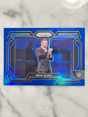 Nick Aldis 2024 WWE Prizm Blue Prizm Refractor Smack Down #35 /199