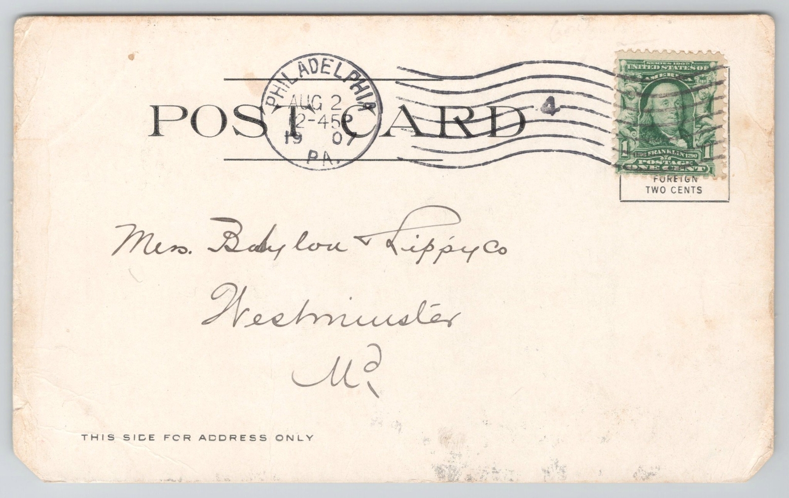 Postcard Strawbridge & Clothier Elks' Reunion Philadelphia's Foremost Store