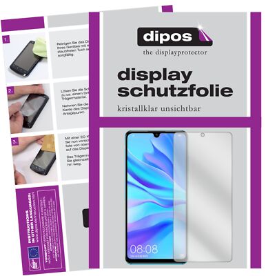 2+2x Schutzfolie für Huawei Nova 4e klar Displayschutzfolie Folie Display Schutz