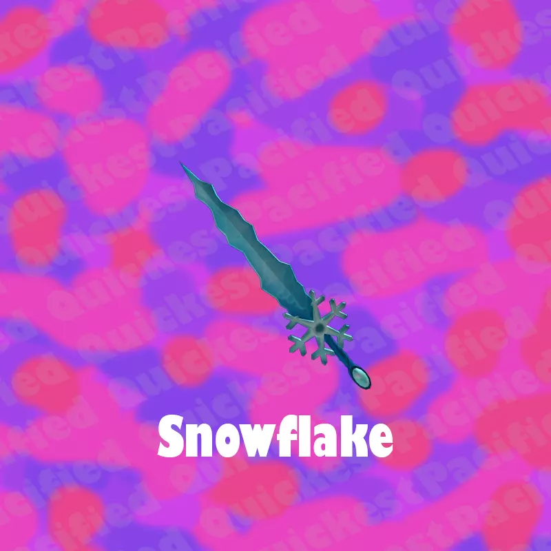 Roblox Murder Mystery 2 Mm2 godlys SNOWFLAKE