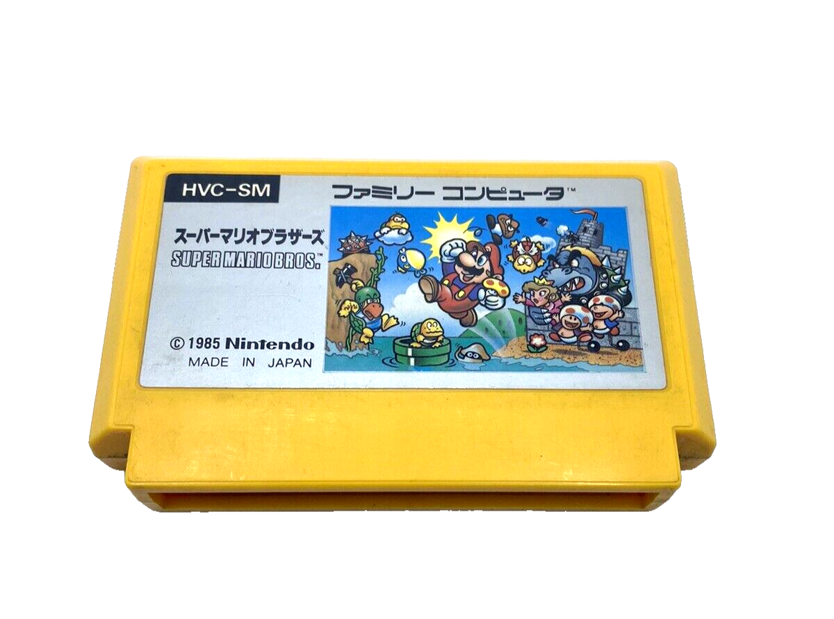 Nintendo Famicom Super Mario Bros. HVC-SM Japanese Version Action 