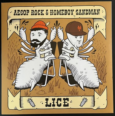 Aesop Rock & Homeboy Sandman - Lice - HIP HOP/RAP *SEALED*