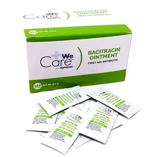Bacitracin Antibiotic Ointment 0.9 g Foil Packets 144 Per Box Dynarex #1161