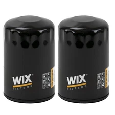 Wix Pair Set Of 2 Engine Motor Oil Filters For Buick Cadillac Chevrolet GMC FI