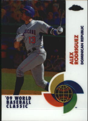 2009 Topps Chrome World Baseball Classic #W13 Alex Rodriguez - NM