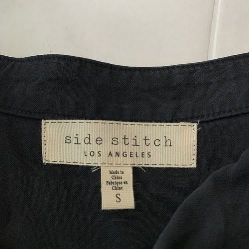 Side Stitch Size Small Jumpsuit Sleeveless Tie Waist Black Full Length NWOT - Picture 4 of 6