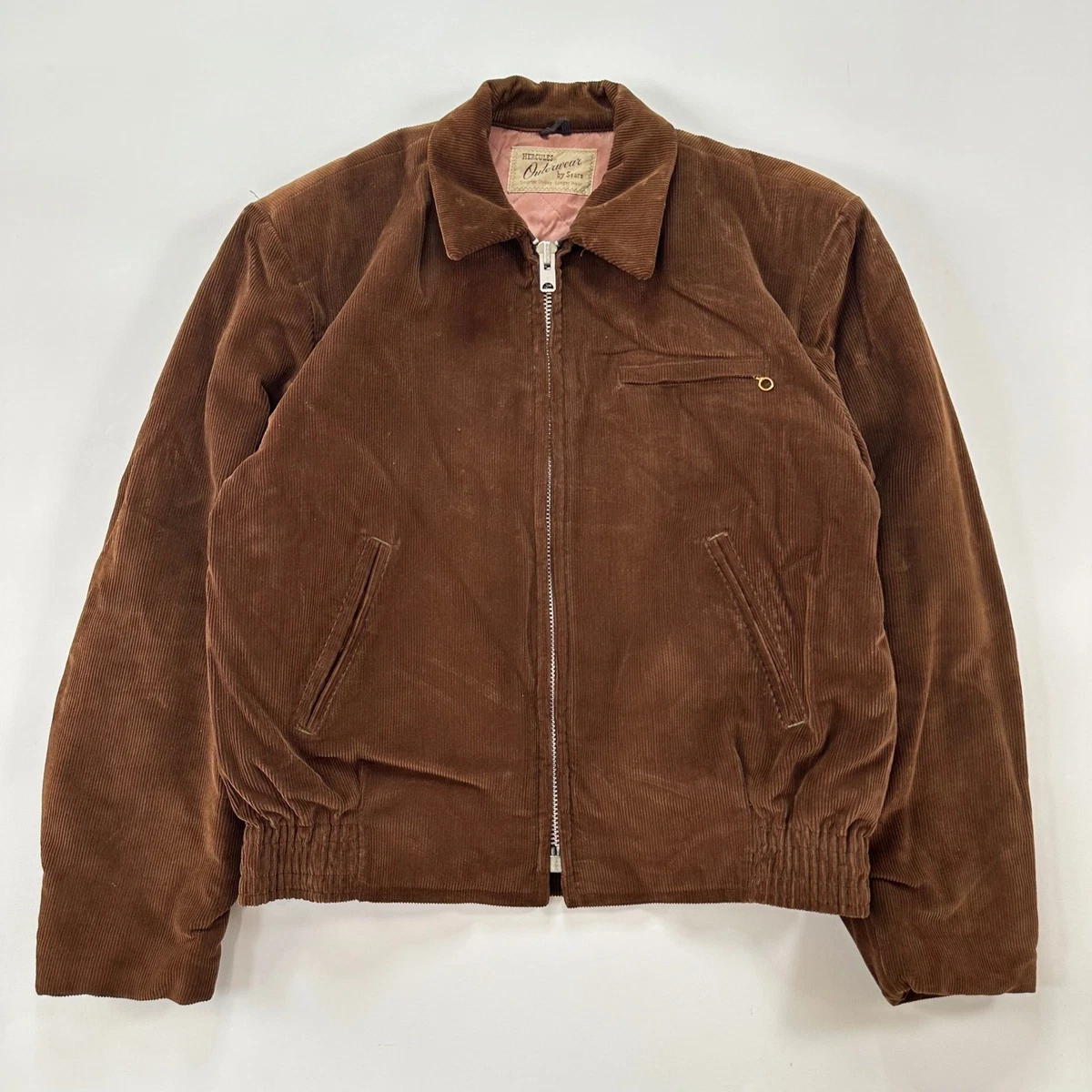【60s】HERCULES SUEDE JACKET vintage sears Vintage Hercules Suede Leather Outerwear Sears Jacket Mens Size 40