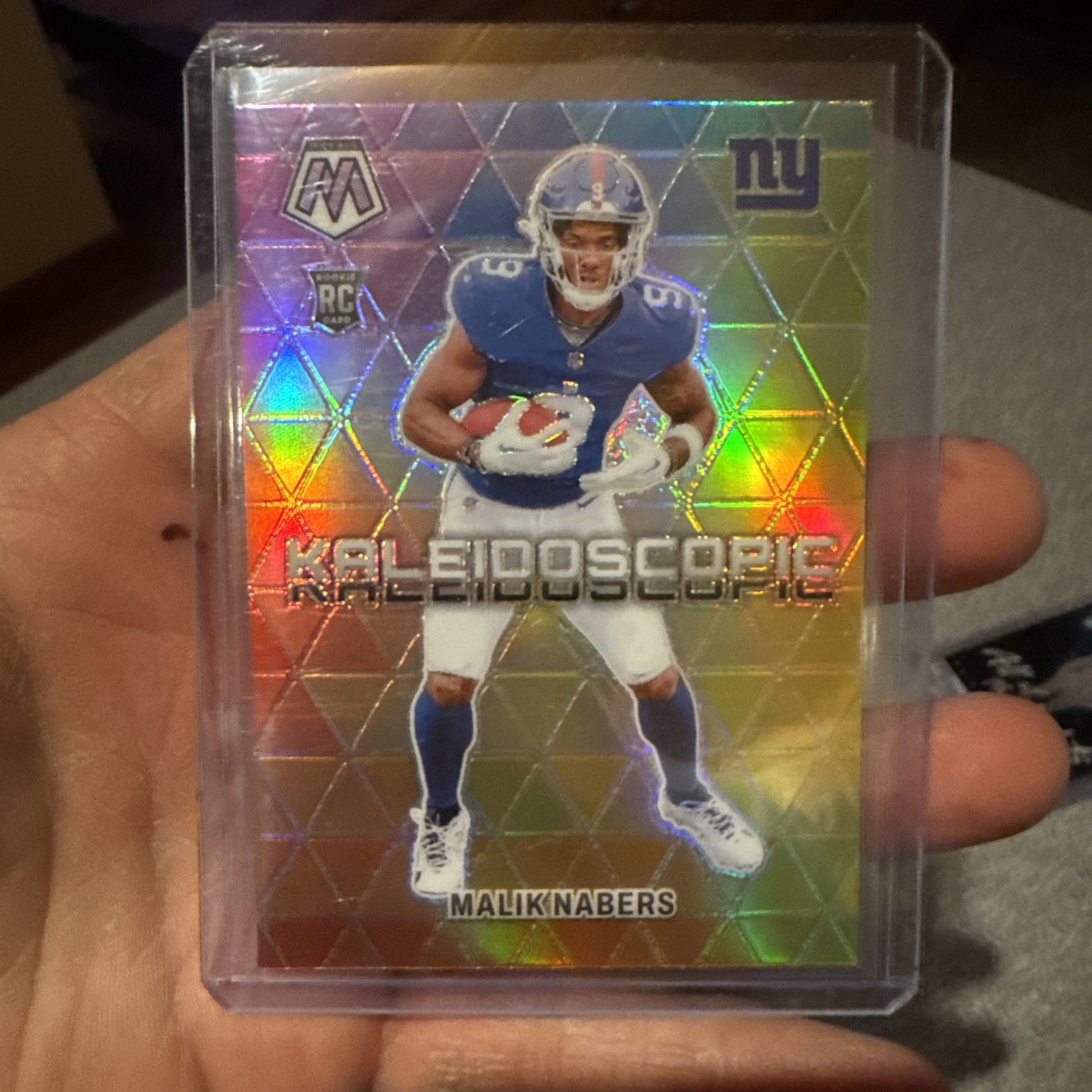 2024 Panini Mosaic Malik Nabers #22 Kaleidoscopic RC Case Hit SSP
