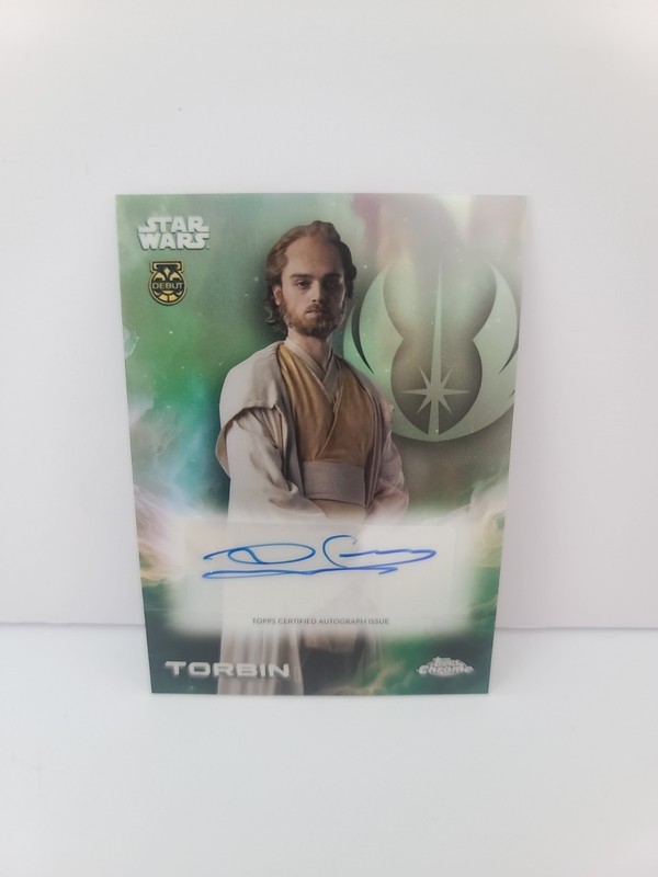 2025 Topps Chrome Star Wars Dean Charles Chapman Torbin Debut Auto A-DCC