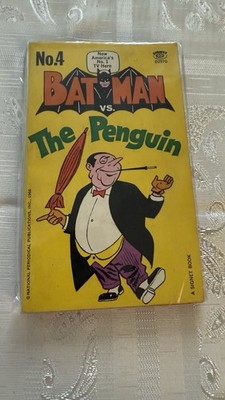 BATMAN vs The PENGUIN No. 4 Signet 1966 Paperback First Printing DC Robin