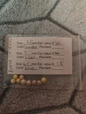 Loose Pearls Different Colors And Sizes