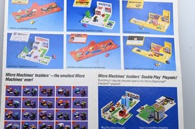 Micro Machines Insiders Credit Card Playset Chevron Service Stop Brand New