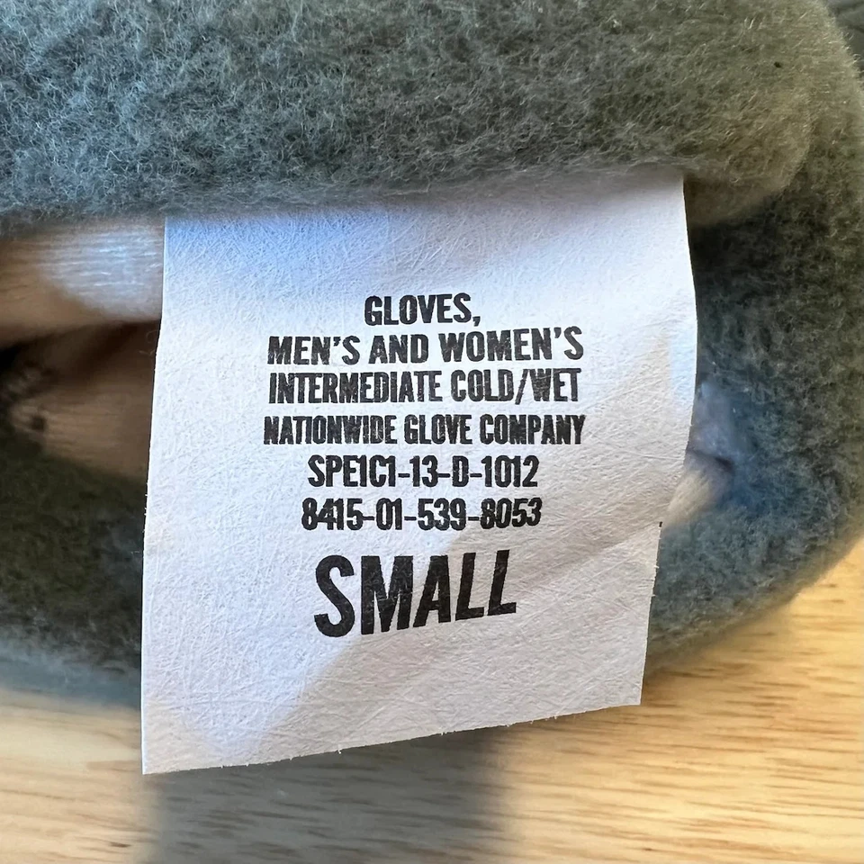 Guantes para clima frío del ejército de Estados Unidos - Hechos en EE. UU. - Tallas S-XL Foto 3 de 4