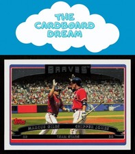 Marcus Giles / Chipper Jones HOF 2006 Topps #328 Atlanta Braves Baseball Card