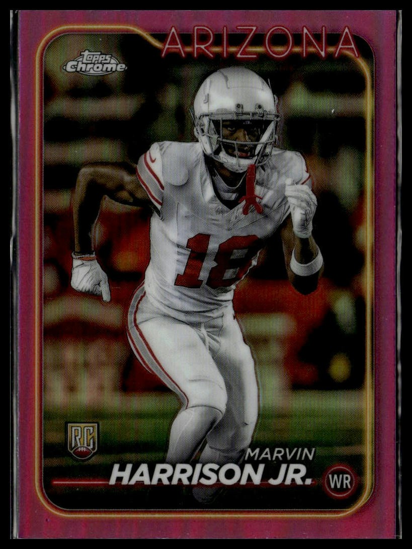 Marvin Harrison Jr. #204 2024 Topps Chrome Pink Refractor 8892