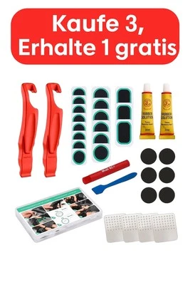 🆕️Maifede Fahrrad Reifen Flickzeug Reparaturset, Hochleistungs-Patch-Kit, Pool