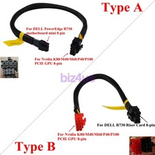 Mini 8pin/8pin to 8pin GPU Power Cable for DELL R730 Nvidia K80 M40 M60 P40 P100