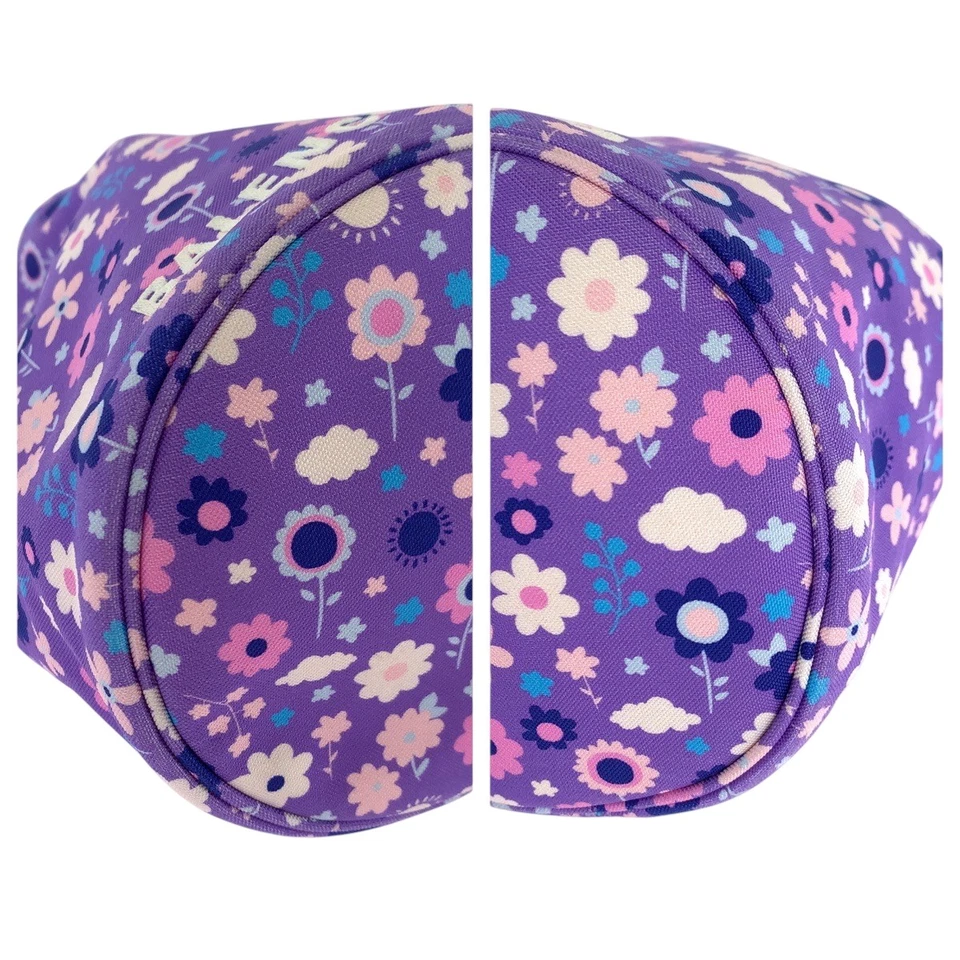 Bolso de hombro BALENCIAGA con cordón flor PU 656682 2 vías púrpura Foto 3 de 4