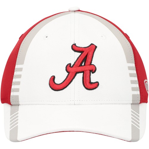 Men's Top of the World White/Crimson Alabama Crimson Tide Iconic Flex Hat - Picture 2 of 4
