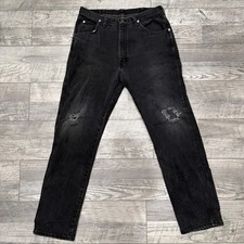 Vintage Wrangler Jeans Mens 36x32 fits 32x31 Made in USA 6501CB Cowboy Cut