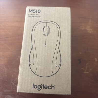 Logitech M510 Comfort Plus Wireless Optical Mouse Sealed