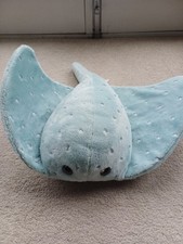 Zupełnie nowa turkusowa torba na pszenicę Stingray / Manta Ray Ogrzewająca torba na pszenicę Miękka zabawka