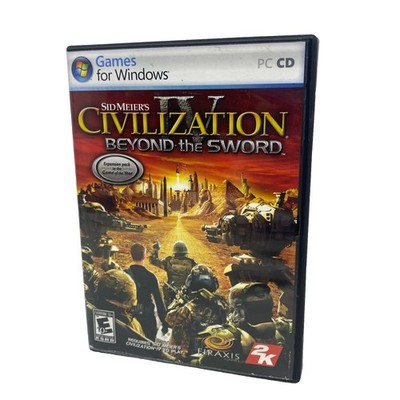Sid Meiers Civilization IV PC Game Beyond The Sword Expansion 2007Complete VG