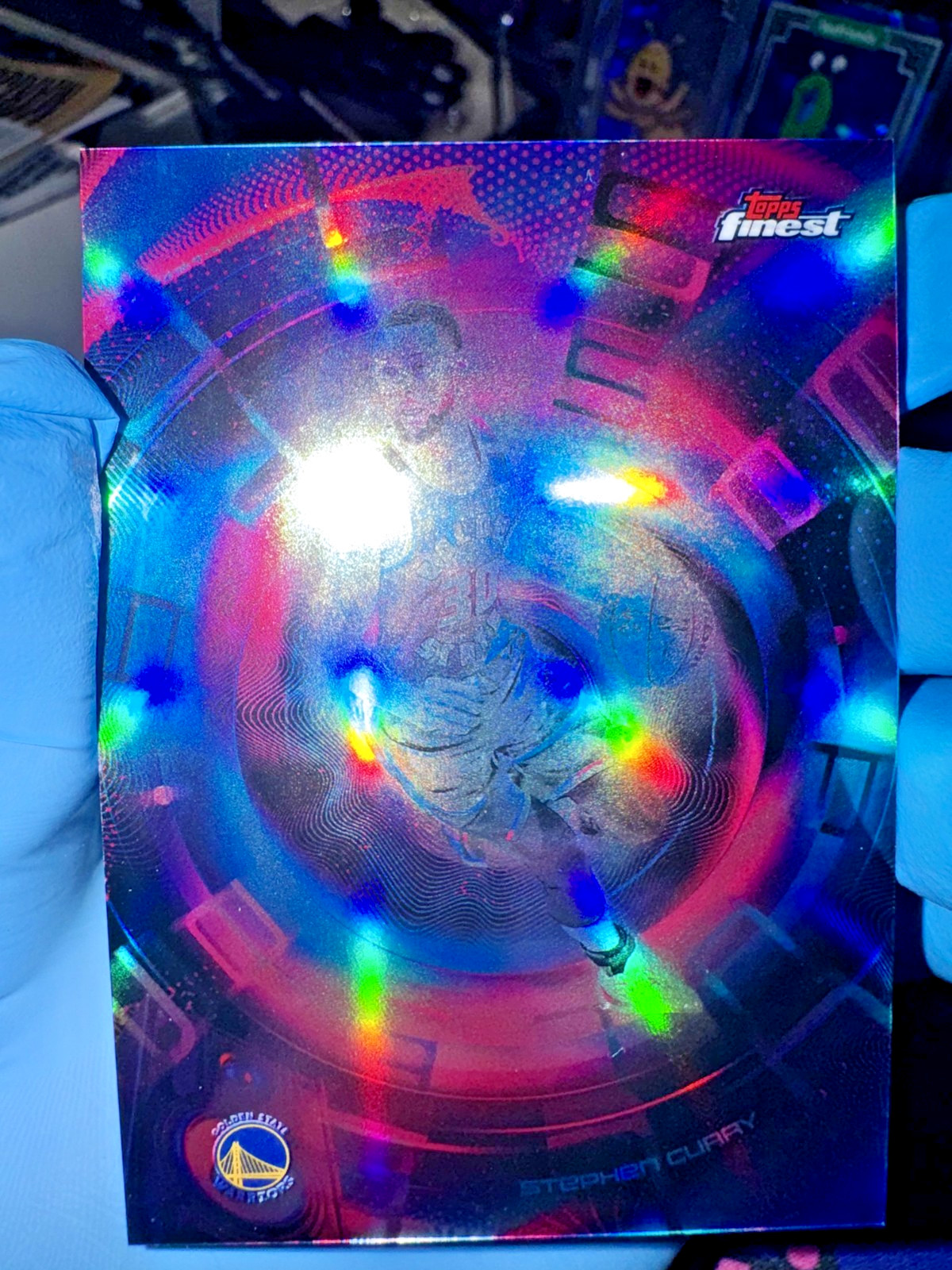 2025-26 Topps Finest Basketball Stephen Curry #P-4 Pulse Warriors Case Hit SSP