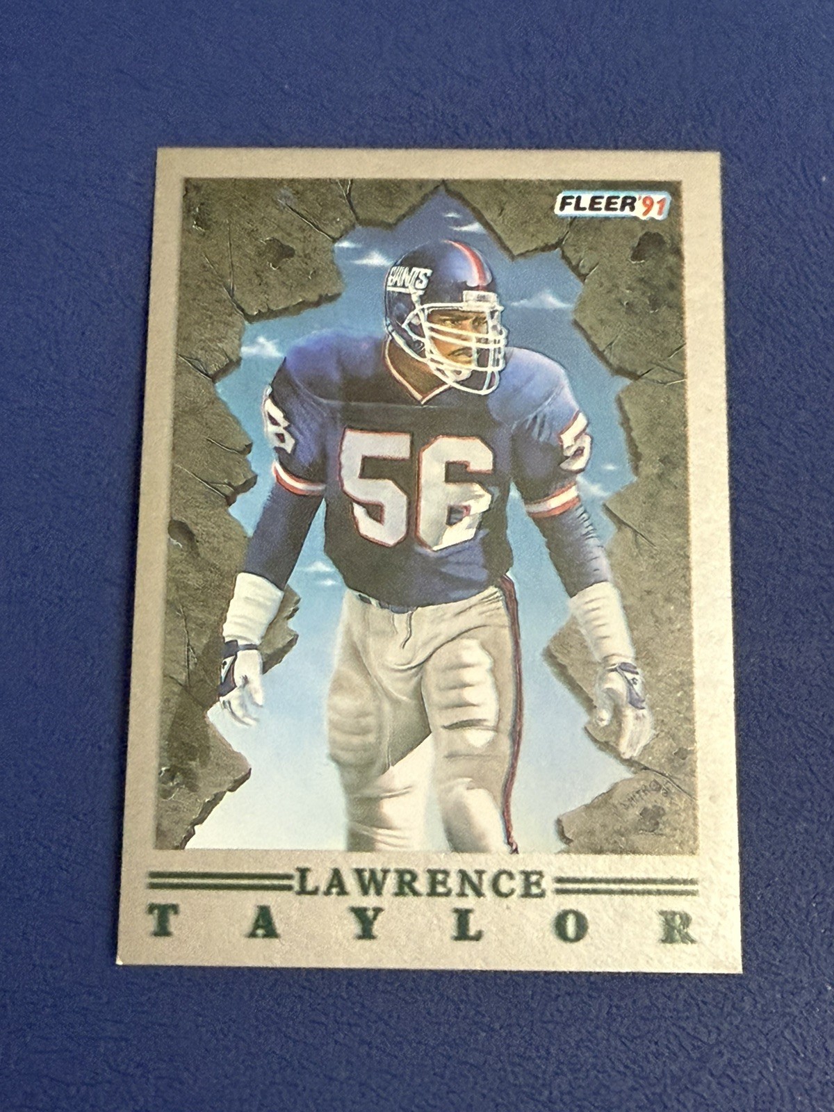 1991 Fleer - Pro Vision Lawrence Taylor Card #3