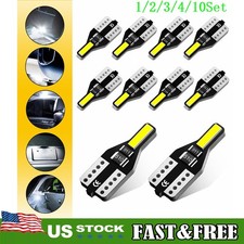 T10 501 7020smd Car 194 W5w Led Canbus Free Error Wedge Light Bulb White 110set