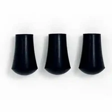 Danmar 520-3 Rubber Tips 3-pack 9.5mm 3/8 in. for Floor Tom Legs