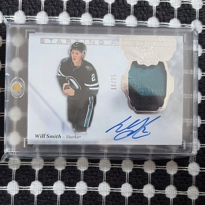 2024-25 Upper Deck The Cup Starting a Legacy Will Smith Auto Patch /35 Sharks