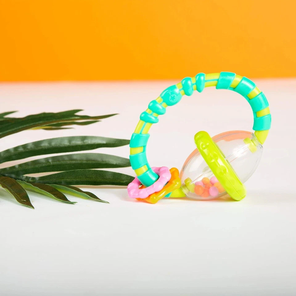 Bright Starts BPA-Free Baby Rattle & Teether Toy, 3M+ - Image 2 of 4