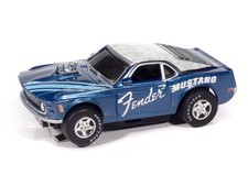 1970 Boss Mustang HO Electric Slot Car Auto World Super III Fender Rock N Roll A