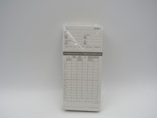 100 uPunch Time Cards for HN2000-HN4000 Calculating Time Clocks NEW SEALED