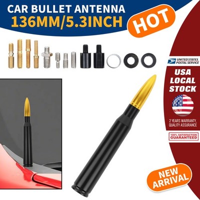 5.3'' BULLET Gold Black ANTENNA AM/FM Radio For Toyota Highlander 2001-2021