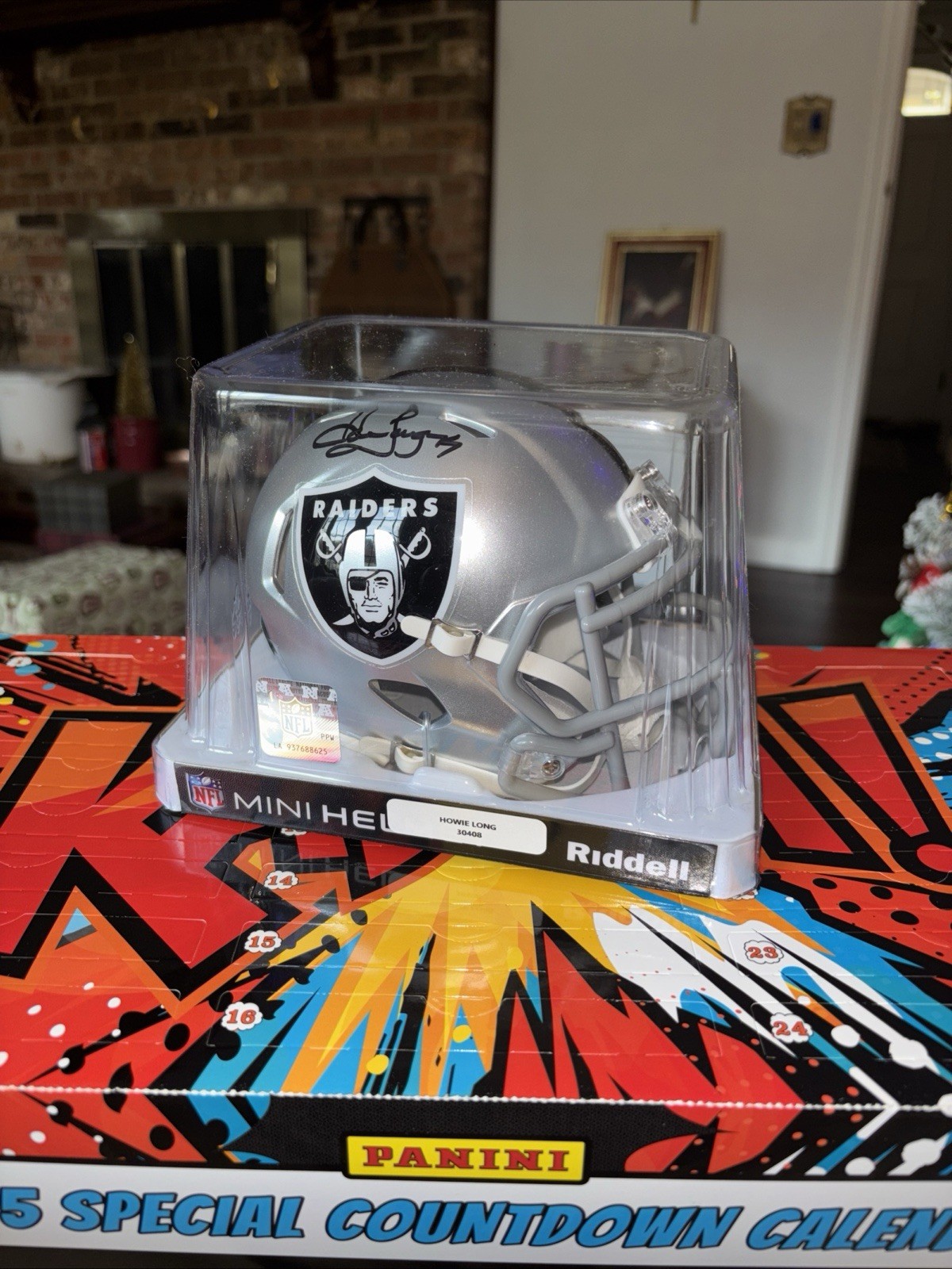 Howie Long Autographed Signed Oakland Raiders Mini Helmet, Beckett Certied 2W436019 