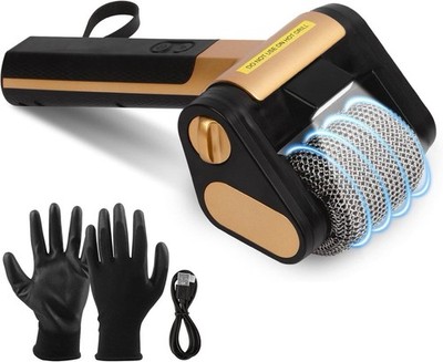 Rechargeable Grill Brush, 3  Professional Grade Stainless Steel Roller, Cleaner